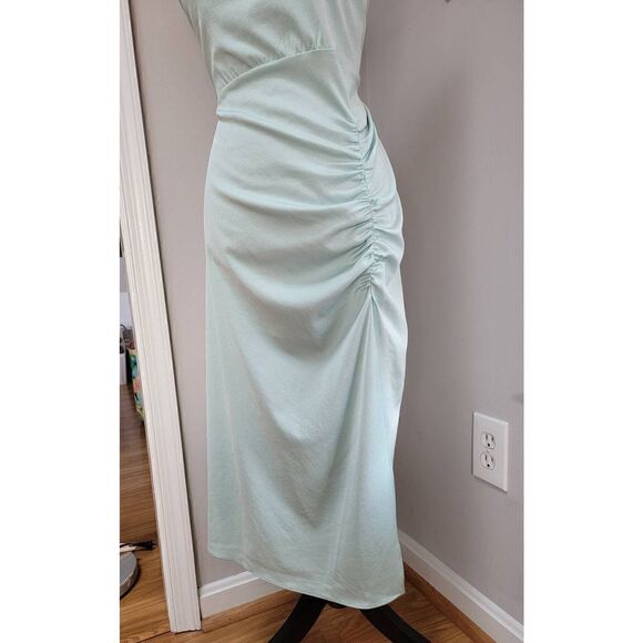 BA&SH Cybile Backless Green Maxi Dress 4 - Picture 6 of 11